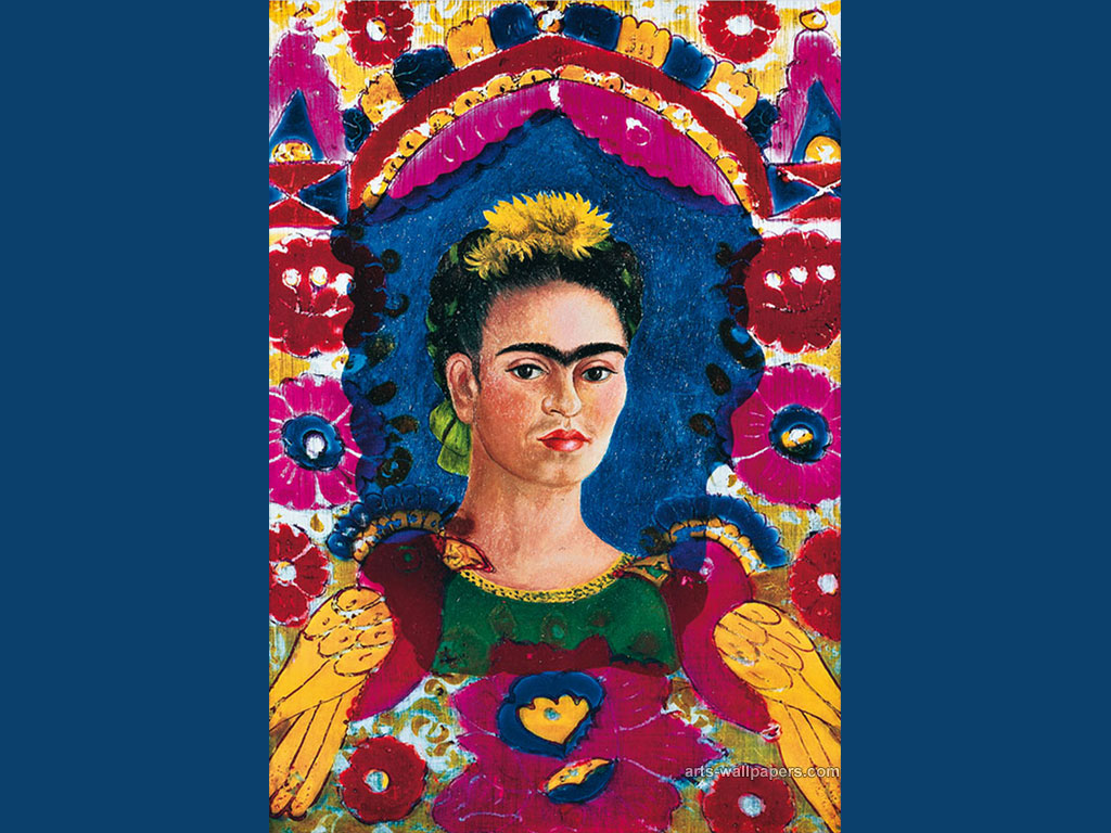 Frida Kahlo Self Portrait Bright , HD Wallpaper & Backgrounds