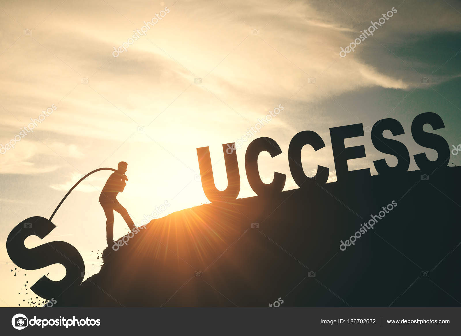 Creative Backlit Success Wallpaper With Sunlight And - Fond D Écran Succes , HD Wallpaper & Backgrounds