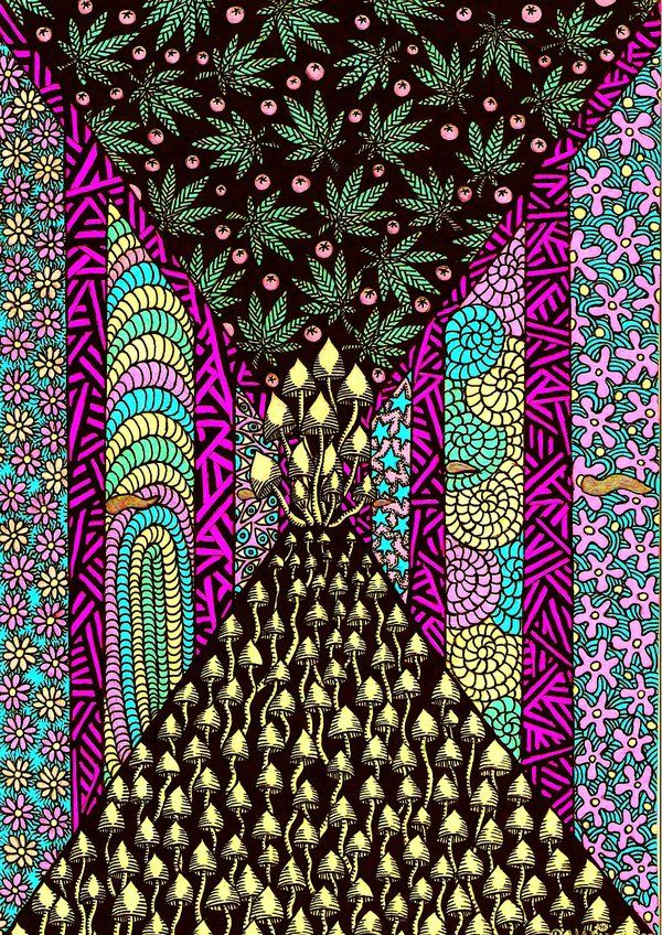 Stoner Wallpaper Trippy - Iphone 6 Wallpaper Weed , HD Wallpaper & Backgrounds