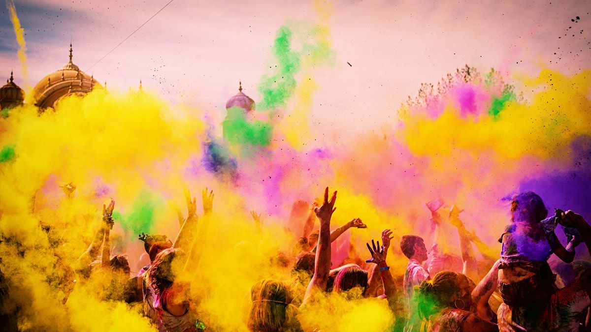 Download These Free Hd Holi Wishes Wallpapers And Share - Holi Hd , HD Wallpaper & Backgrounds