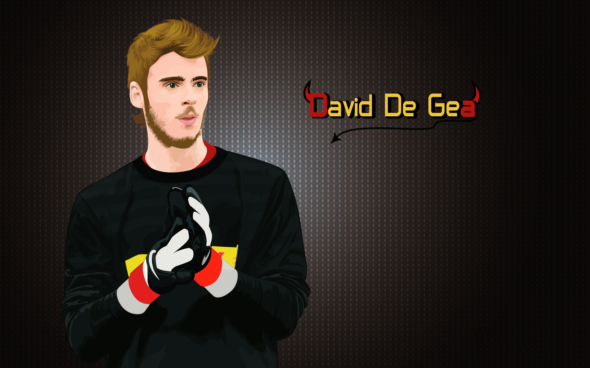 David De Gea Cartoon Exclusive Hd Wallpapers - David De Gea , HD Wallpaper & Backgrounds