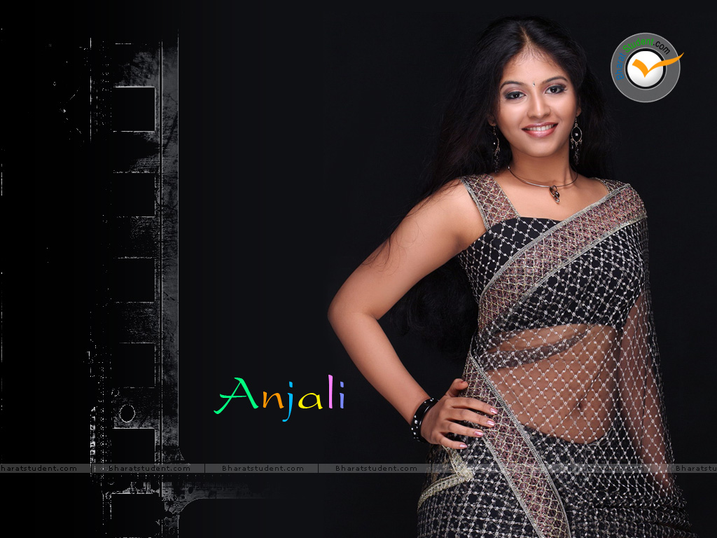 Anjali Hot In Saree , HD Wallpaper & Backgrounds