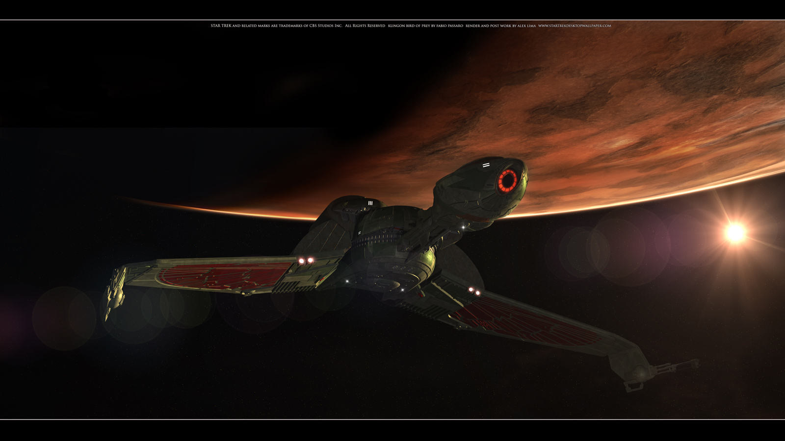 Star Trek Klingon Bird Of Prey - Star Trek Klingon Battleship , HD Wallpaper & Backgrounds