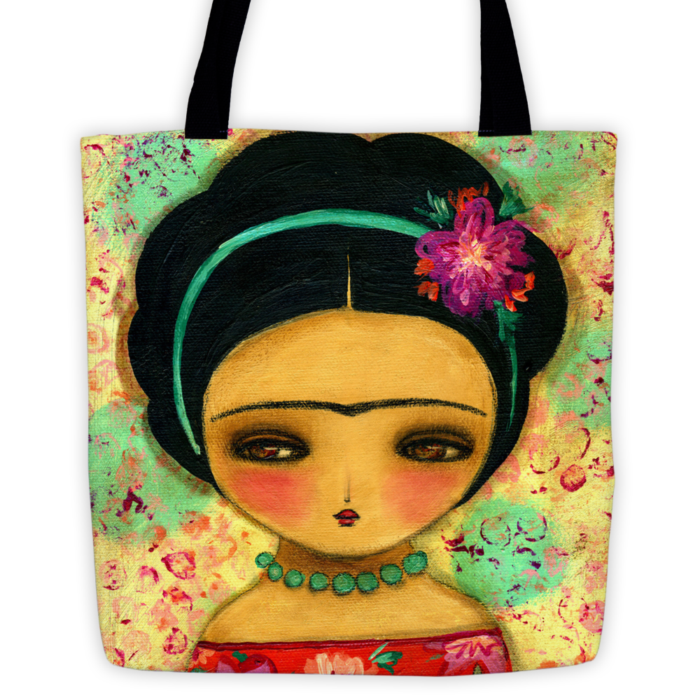 Blooming Frida Wallpaper Wpt8002772 - Tote Bag , HD Wallpaper & Backgrounds
