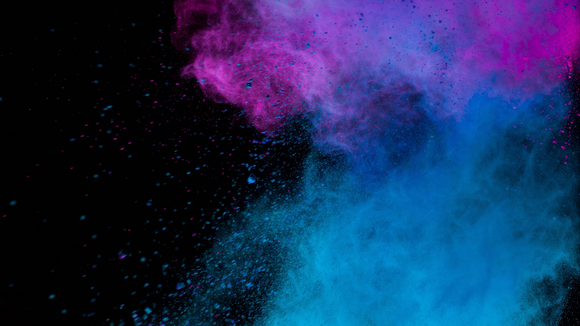 Wallpaper Paint, Holi, Multicolored, Particles - Nebula , HD Wallpaper & Backgrounds