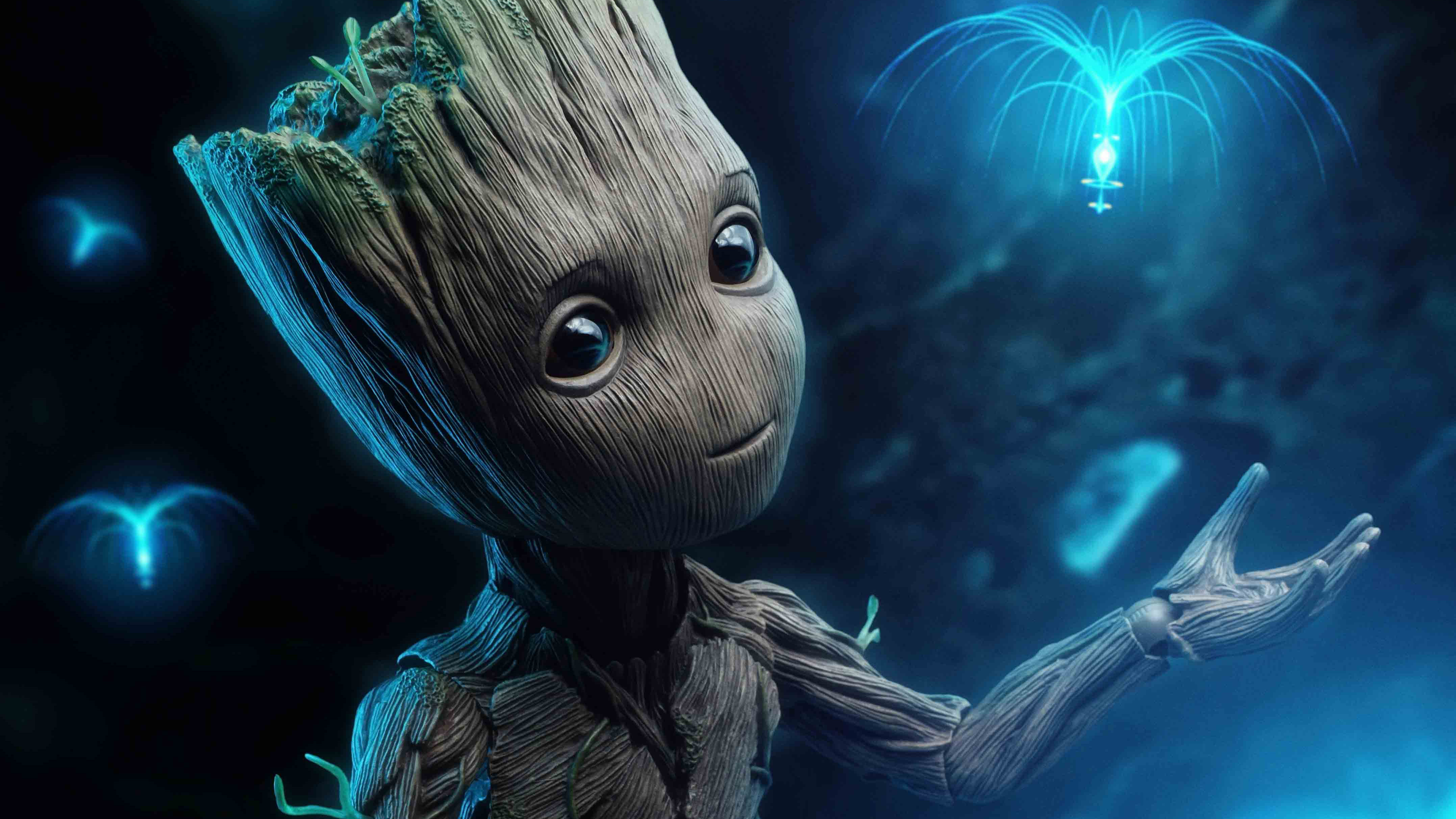 Baby Groot 4k - Baby Groot , HD Wallpaper & Backgrounds