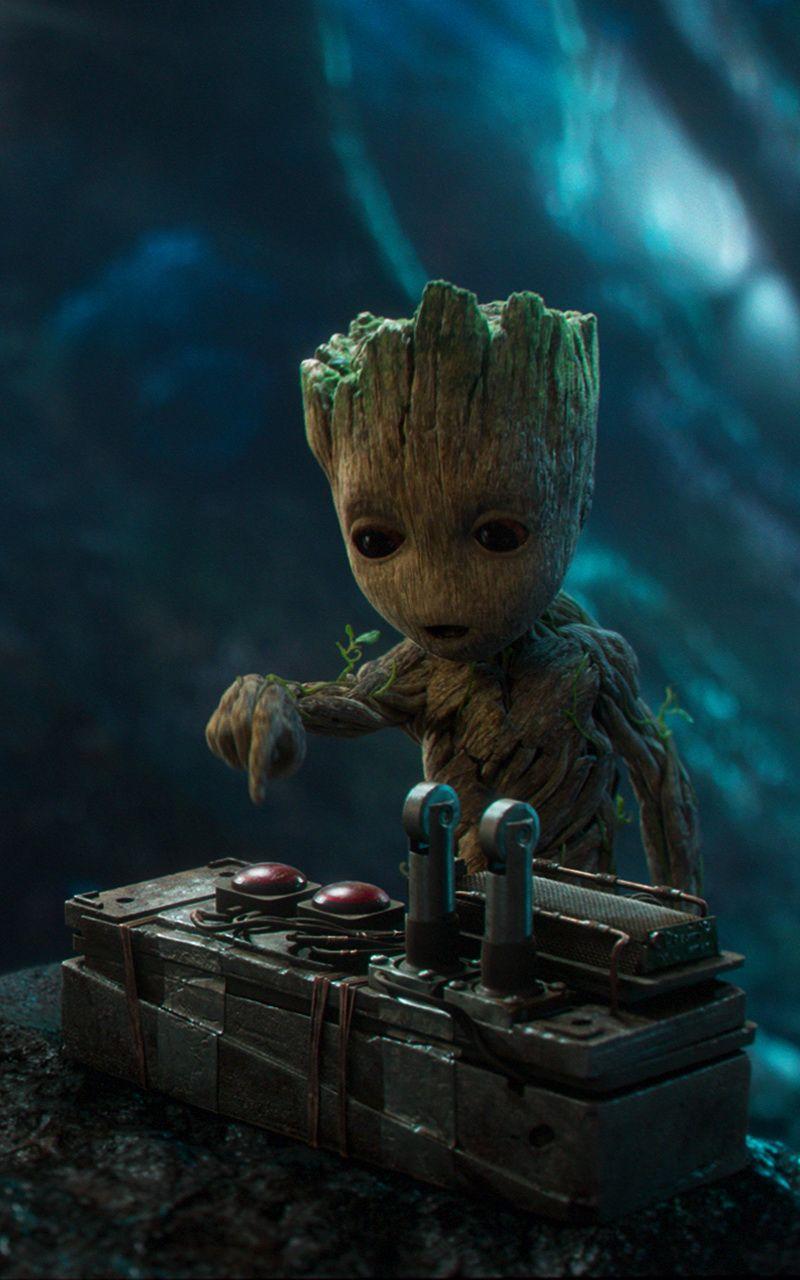 Past, Current & Upcoming - Baby Groot Wallpaper Iphone , HD Wallpaper & Backgrounds
