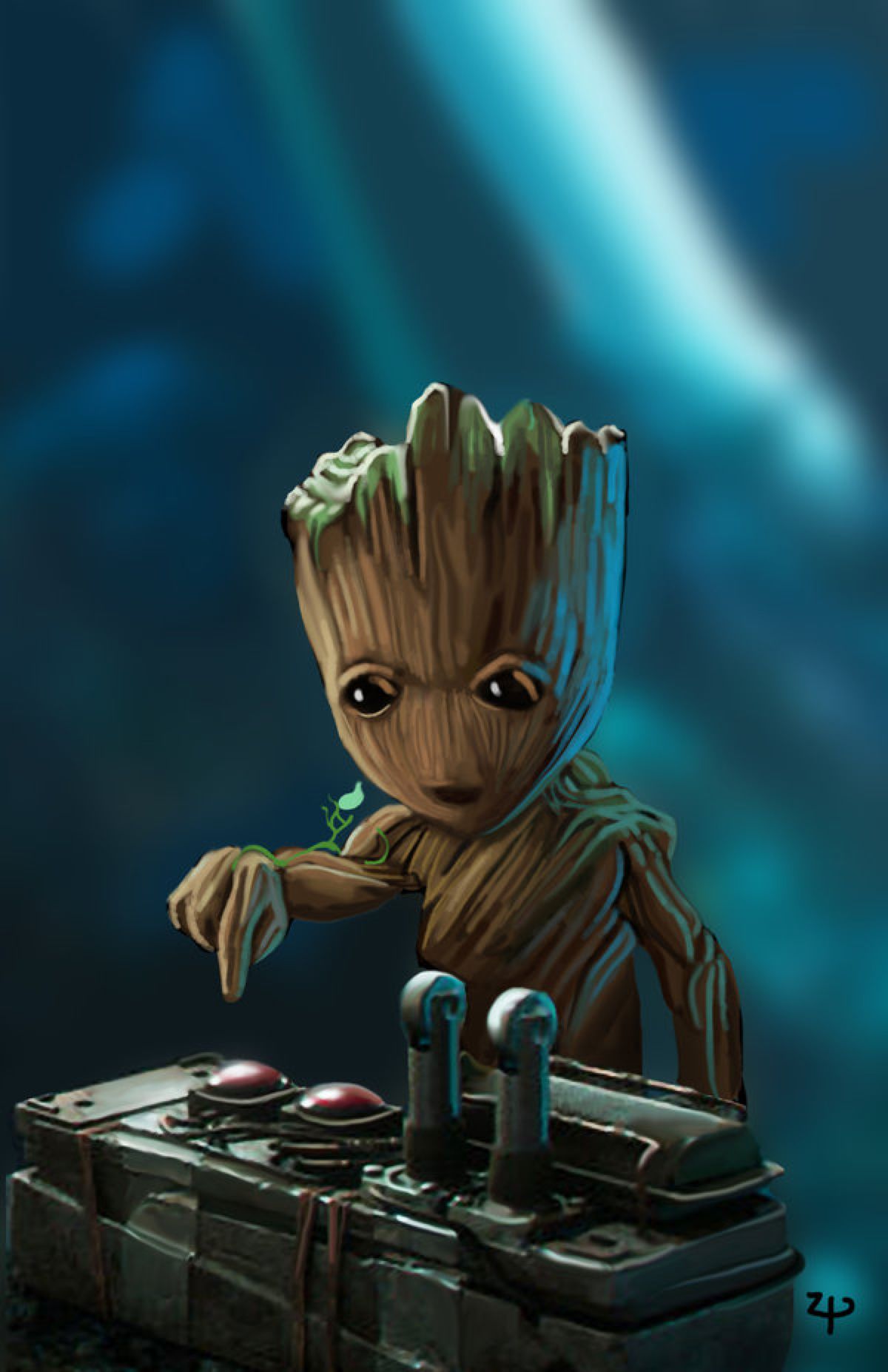 Groot Wallpaper - Baby Groot Wallpaper Hd Iphone , HD Wallpaper & Backgrounds