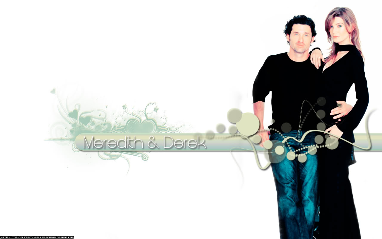 Grey's Anatomy, Derek And Meredith Wallpaper 1280 X - Patrick Dempsey 1024 768 , HD Wallpaper & Backgrounds