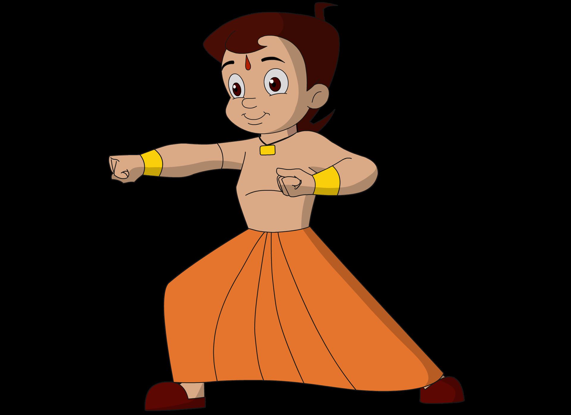 Chota Bheem Wallpaper - Chota Bheem Black Background , HD Wallpaper & Backgrounds