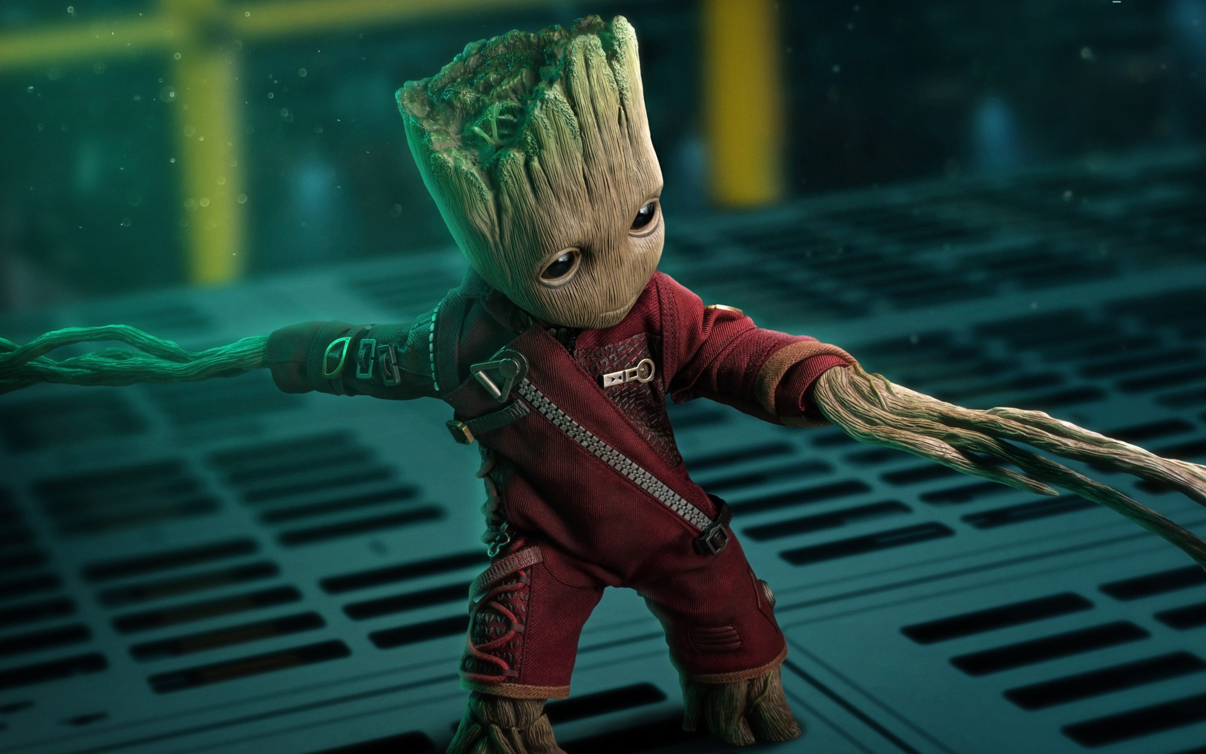 Downalod [3840x2400] Wallpaper - Guardians Of The Galaxy Baby Groot 4k , HD Wallpaper & Backgrounds