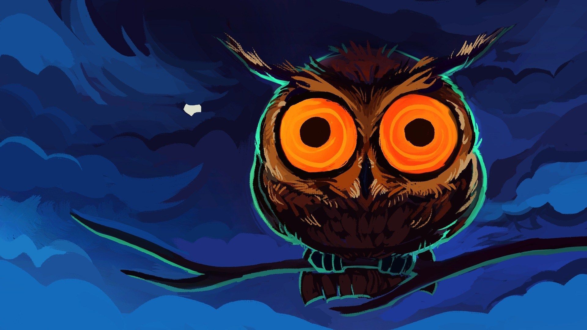 Drawing Owl , HD Wallpaper & Backgrounds
