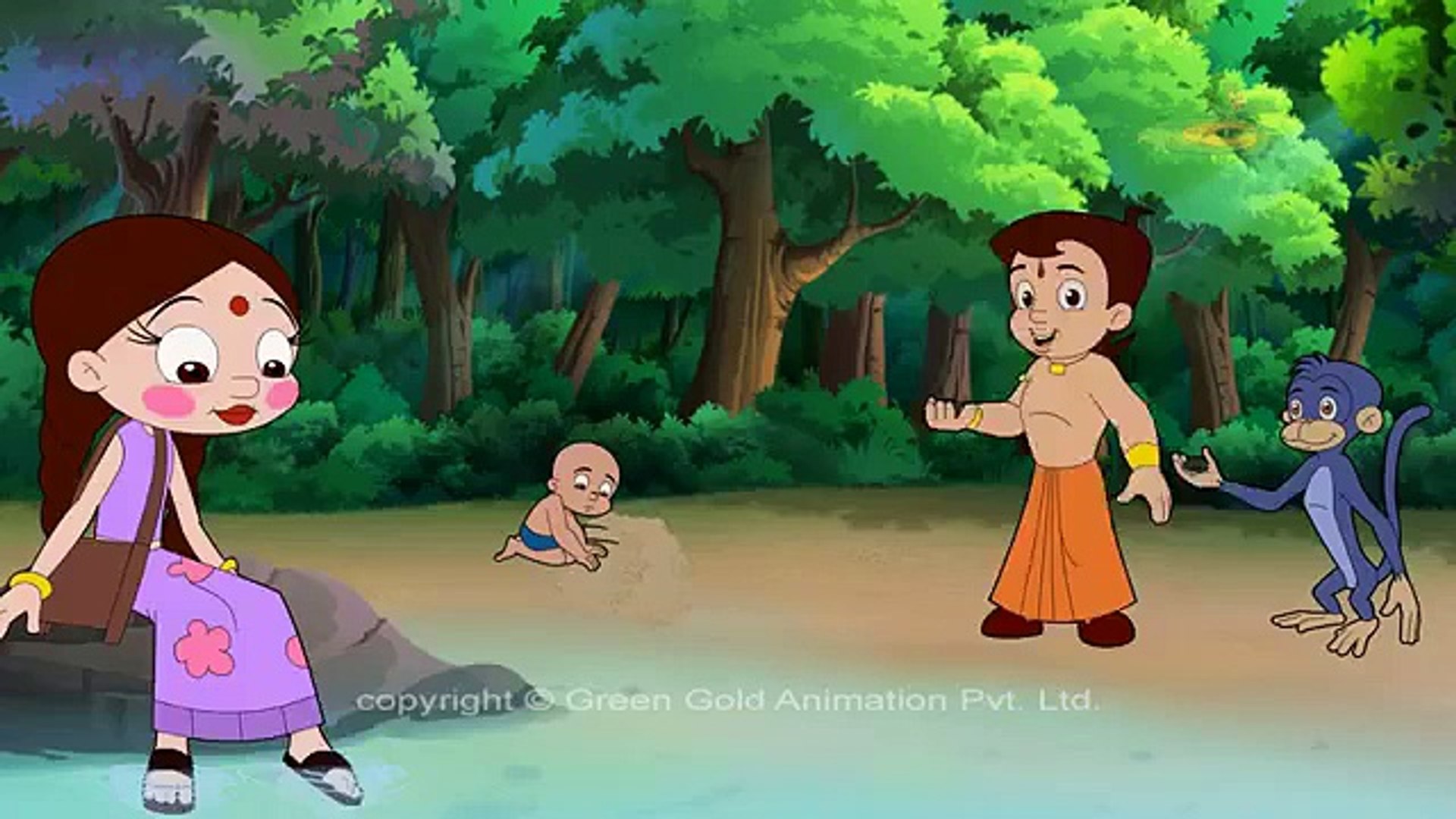 Chota Bheem Cartoon Title Song - Chhota Bheem , HD Wallpaper & Backgrounds