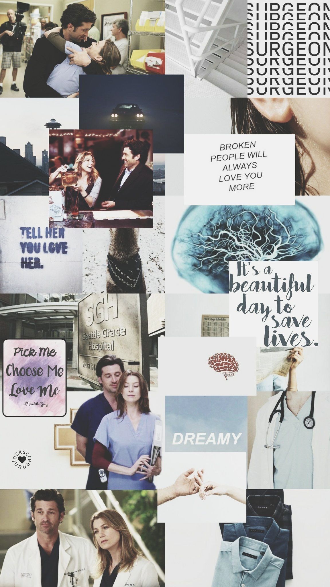 Grey's Anatomy Wallpaper Iphone, Meredith And Derek, - Papel De Parede Grey's Anatomy , HD Wallpaper & Backgrounds