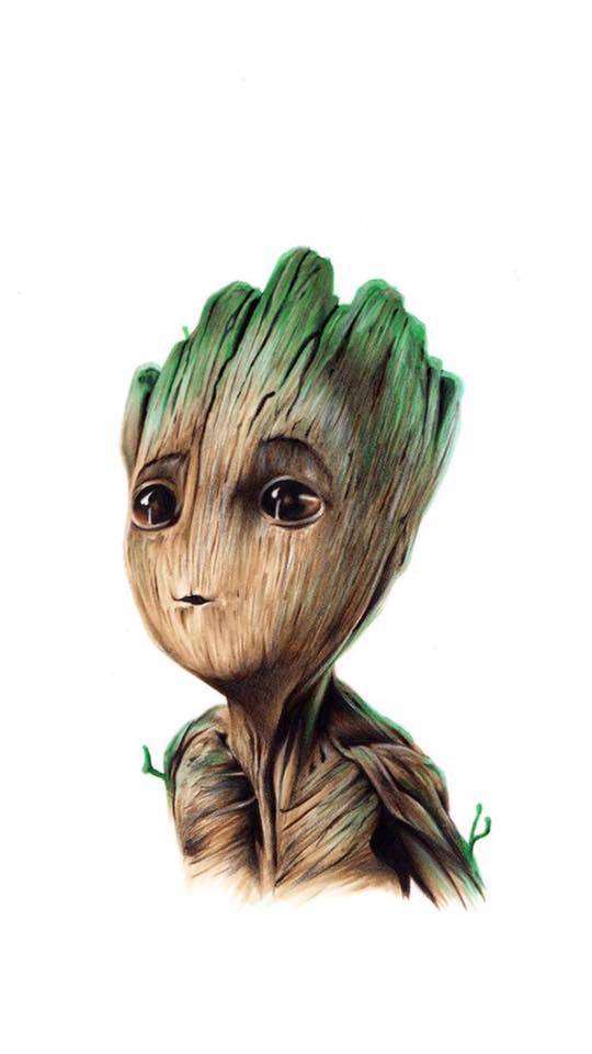 Some Groot's Wallpapers - Baby Drawings Of Groot , HD Wallpaper & Backgrounds