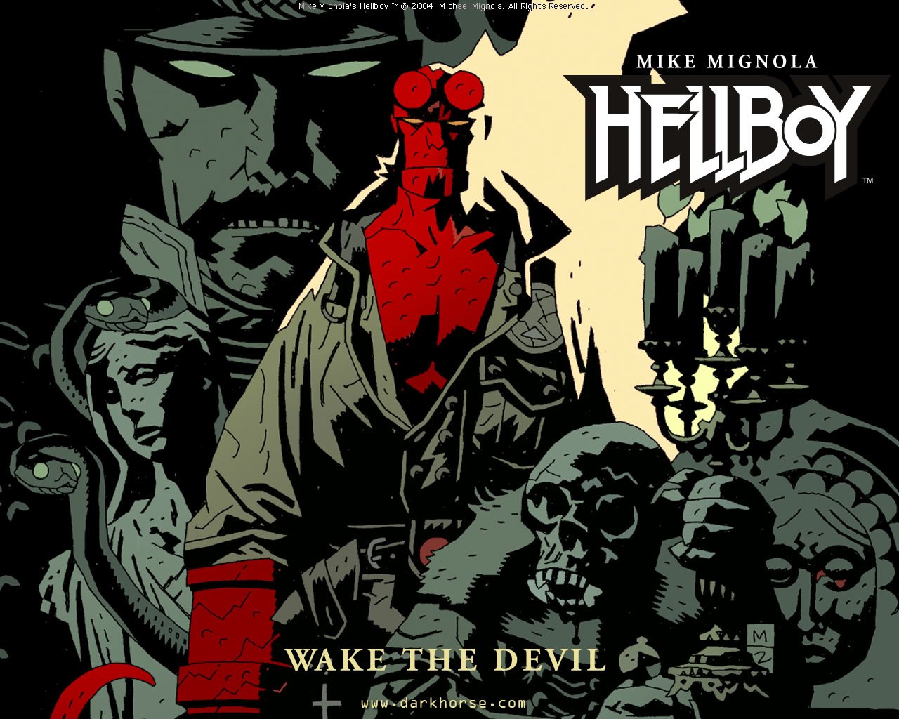 Hd Wallpaper - Hellboy Comic , HD Wallpaper & Backgrounds