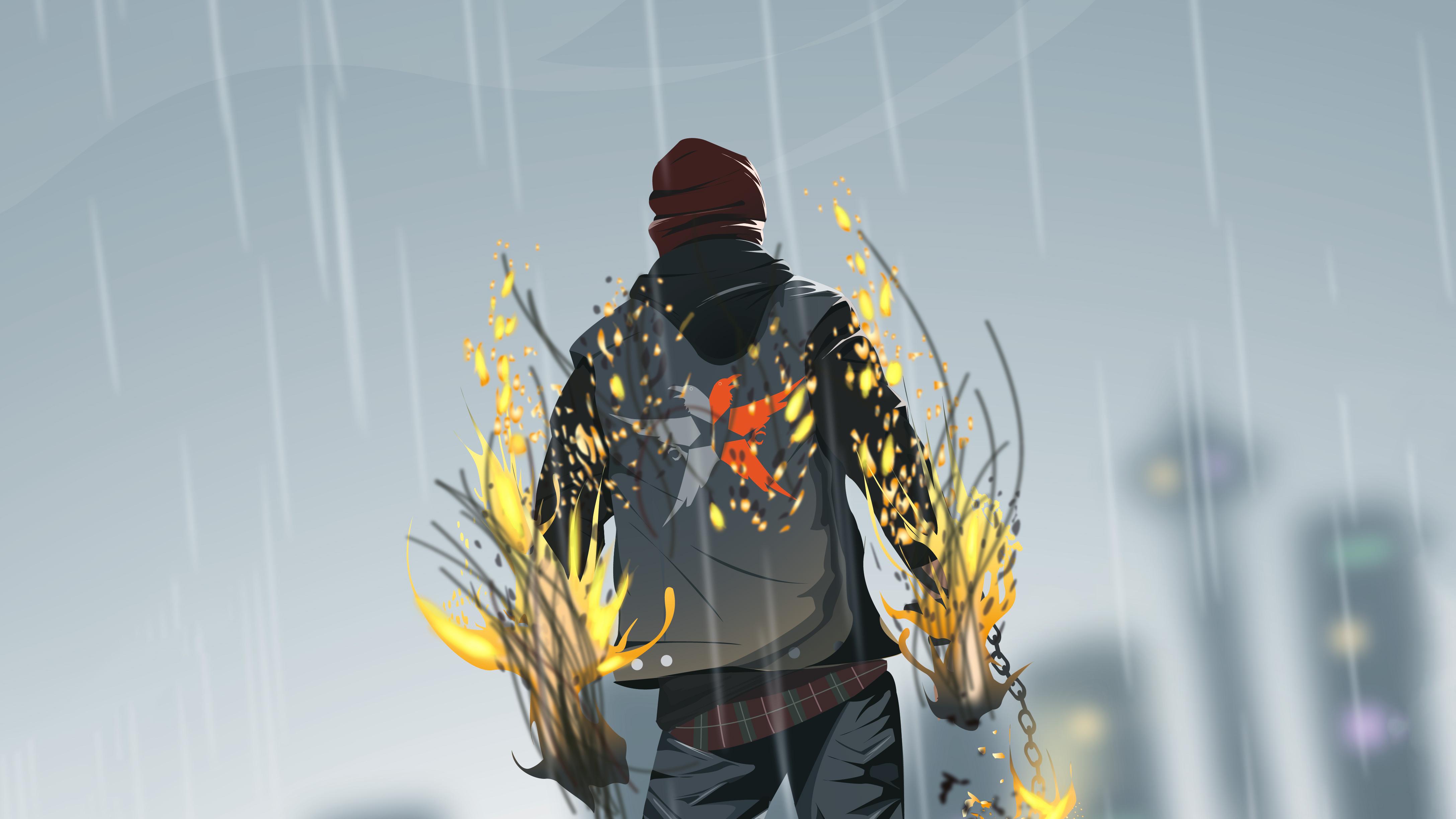 Second - Infamous Second Son Wallpaper 4k , HD Wallpaper & Backgrounds