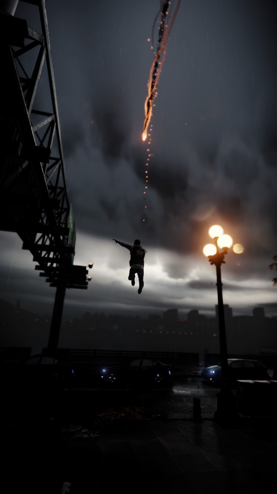 Infamous Smoke Ability Jump City Iphone 6 Plus Hd Wallpaper - Wallpaper , HD Wallpaper & Backgrounds