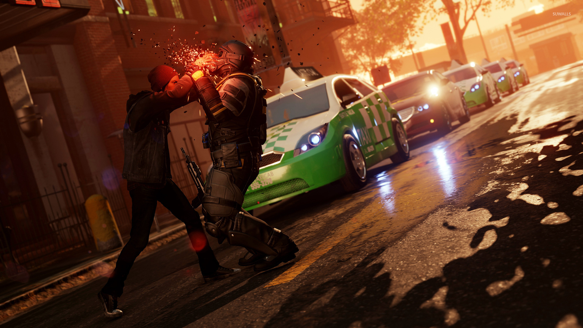 Second Son [3] Wallpaper - Infamous Second Son Security Soldiers , HD Wallpaper & Backgrounds