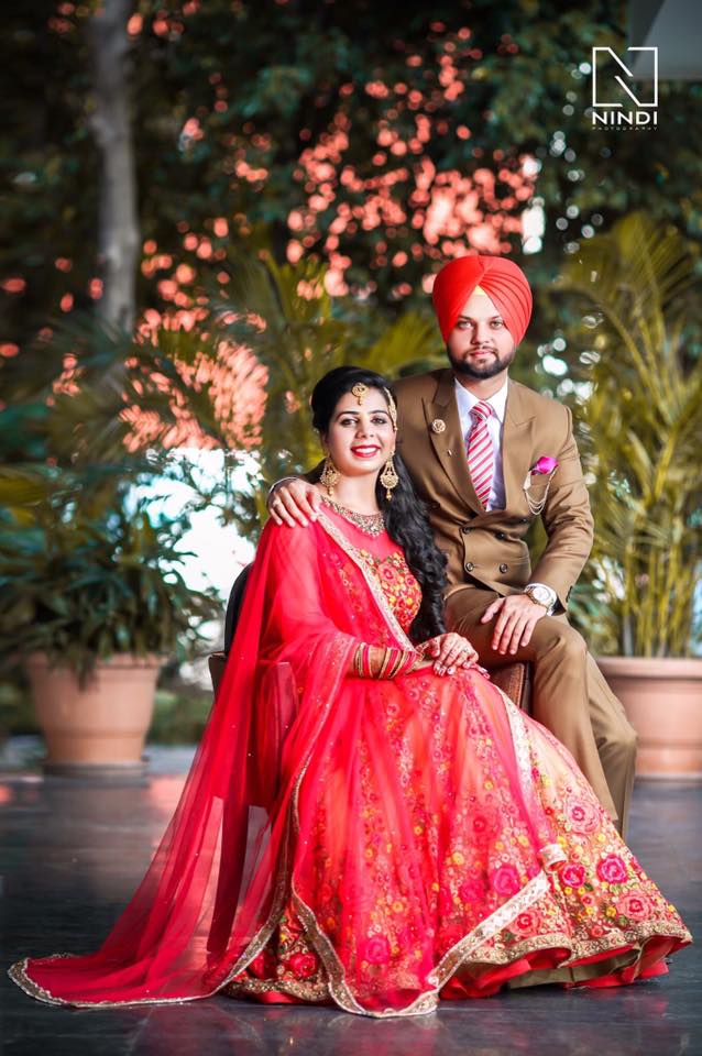 {best} Punjabi Couple Pics Images Wallpapers - Sweet Punjabi Wedding Couple , HD Wallpaper & Backgrounds