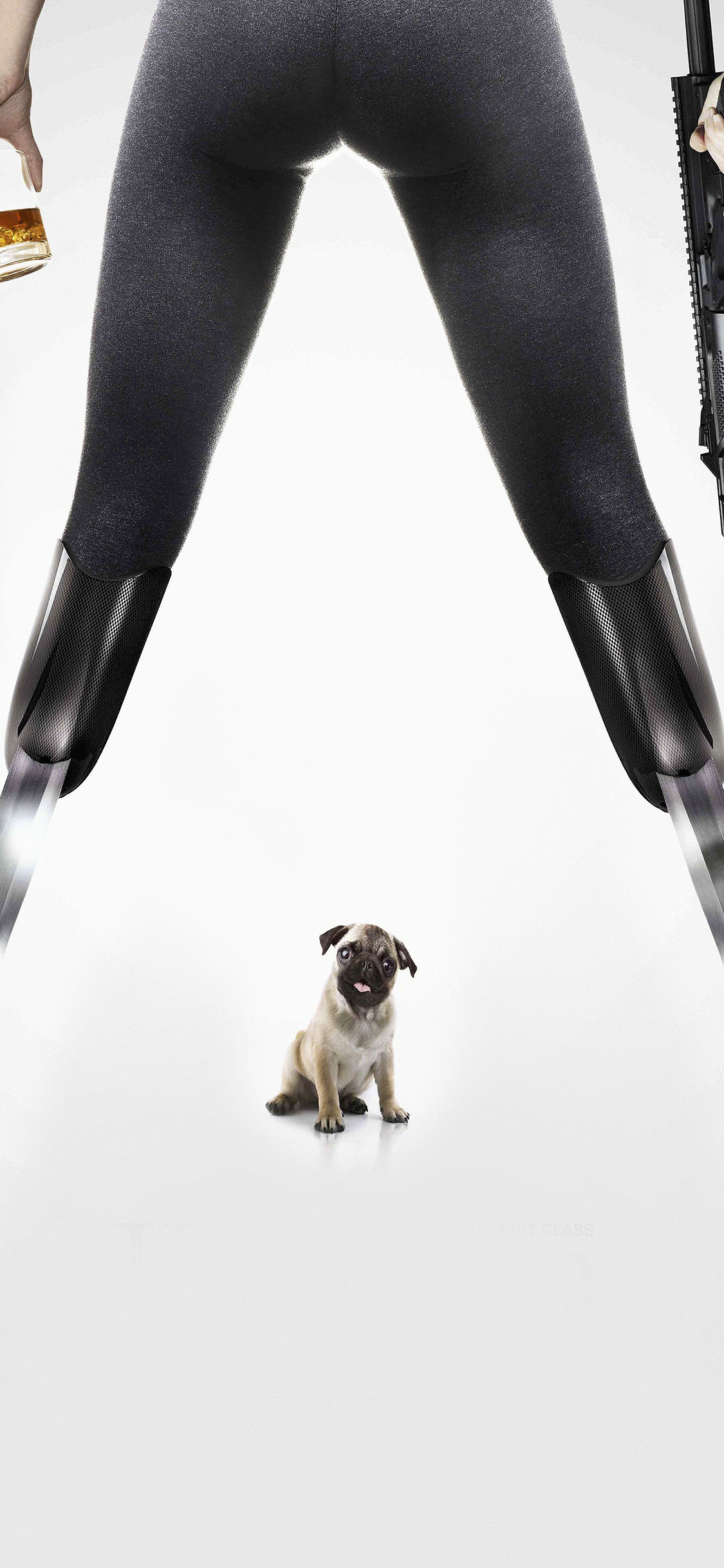 Iphone X - Kingsman With His Dog , HD Wallpaper & Backgrounds