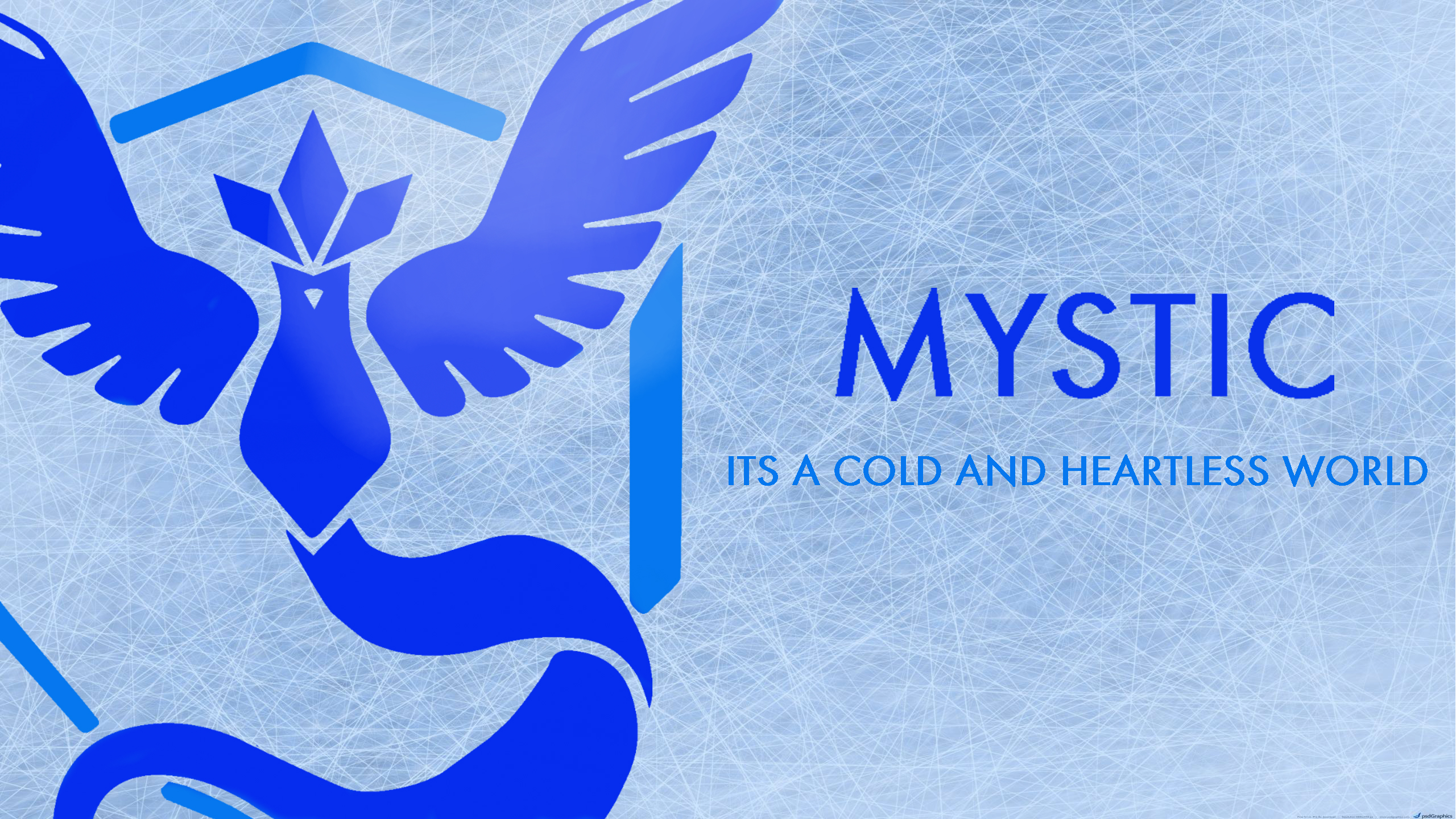Made This Cool Team Mystic Wallpaper - Pokemon Team Mystic , HD Wallpaper & Backgrounds