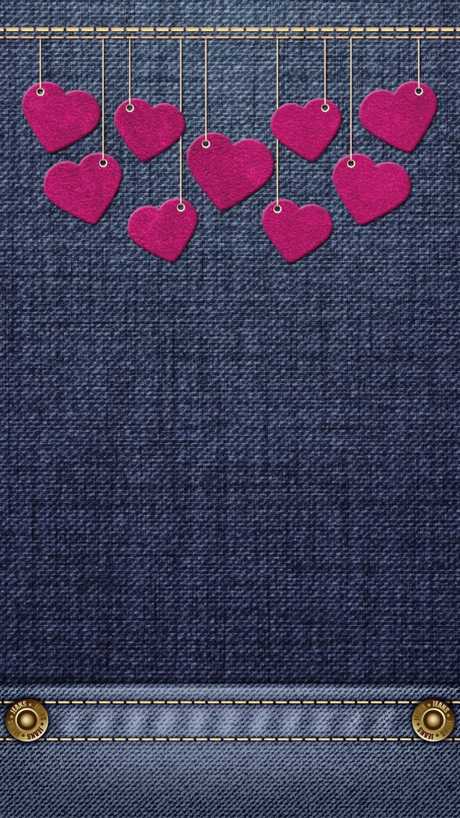 Valentines Wallpaper Iphone, Denim Wallpaper, Pretty - Android Wallpaper Hello Kitty , HD Wallpaper & Backgrounds