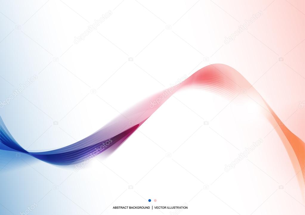 Blue Pink Wave Abstract Background - Vector Background Design Blue And Pink , HD Wallpaper & Backgrounds