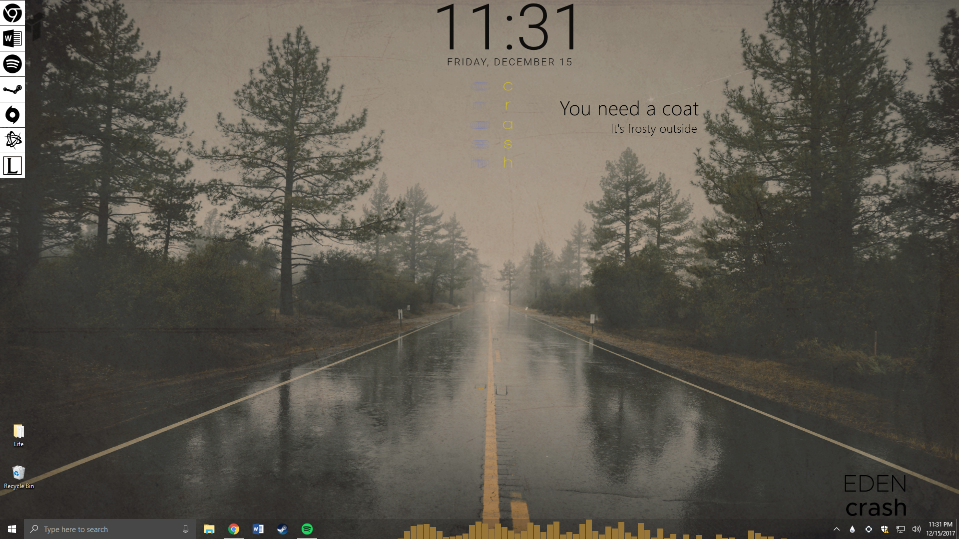 New Desktop Layout - Фон На Рабочий Стол Дождь , HD Wallpaper & Backgrounds