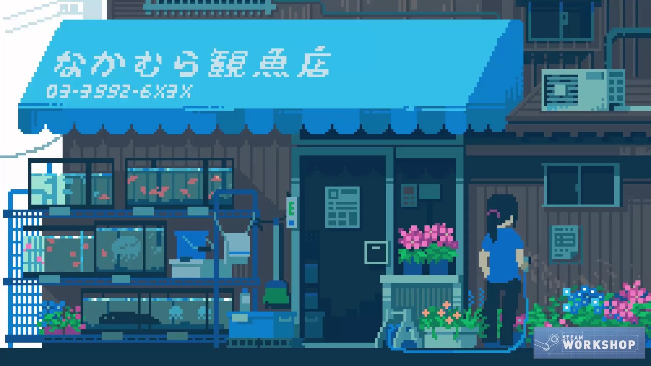 Wallpaper Engine - Pixel Art Japan , HD Wallpaper & Backgrounds