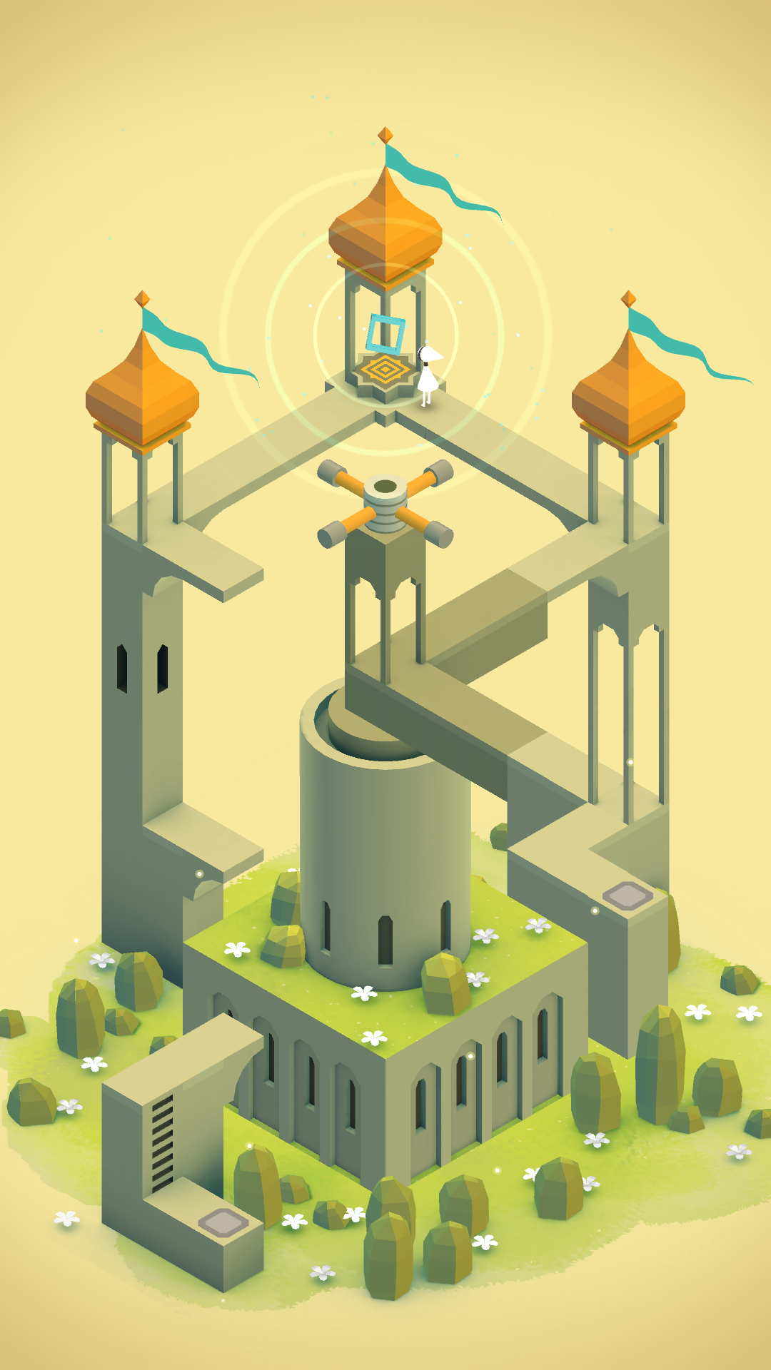 Best Hd 8 Bit Iphone Wallpaper - Monument Valley Game , HD Wallpaper & Backgrounds