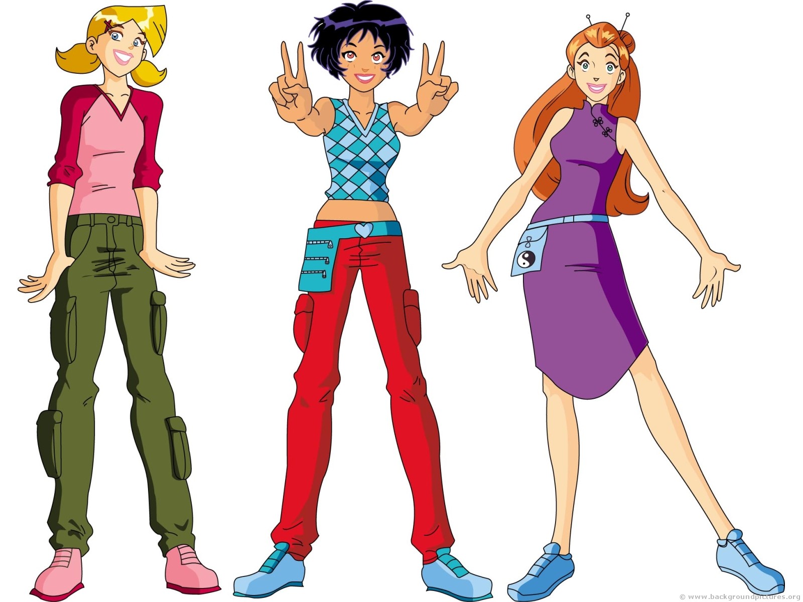 Totally Spies Graphics - Totally Spies No Background , HD Wallpaper & Backgrounds