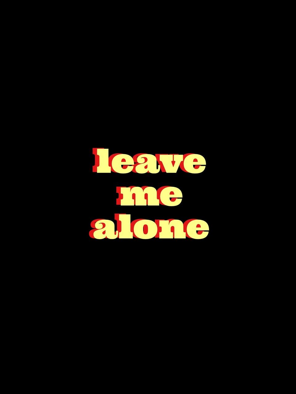 90's Retro , Vintage , Text , Words Iphone Wallpaper - Leave Me Alone
