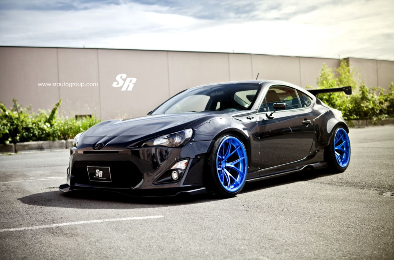 Second Sr Auto Scion Fr S Rocket Bunny Is A Blue Wheeled Black Second Sr Auto Scion Fr S Rocket Bunny Is A Blue Wheeled Black