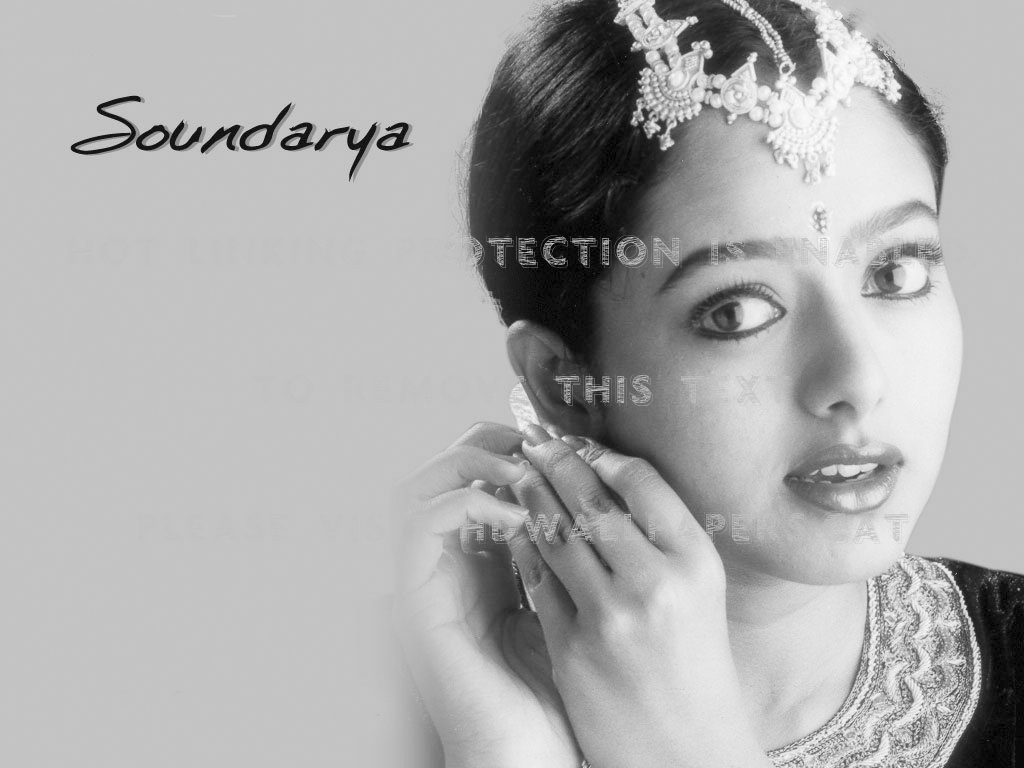 Soundarya Black And White , HD Wallpaper & Backgrounds