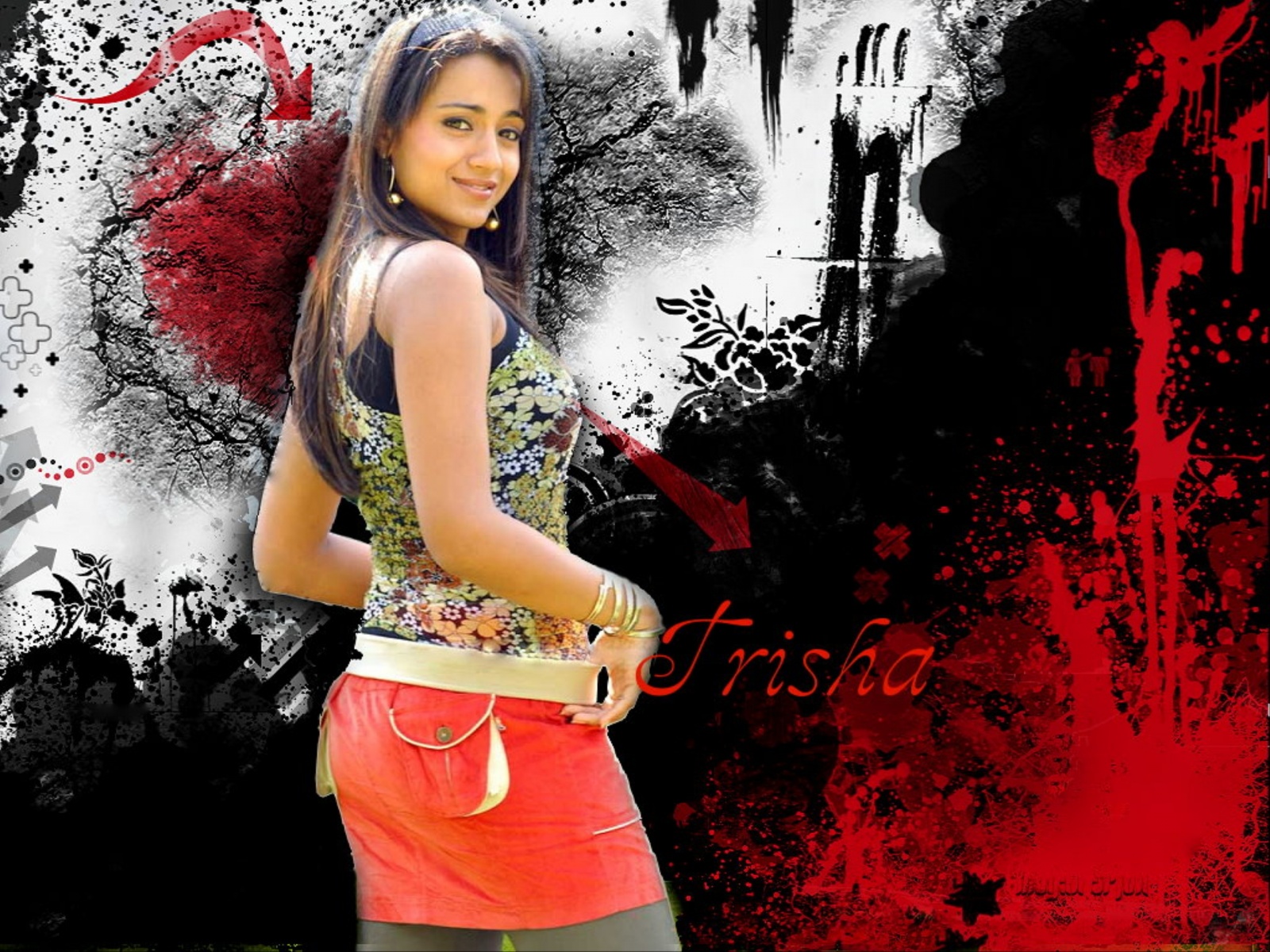 Trisha Krishnan - Tattoo , HD Wallpaper & Backgrounds