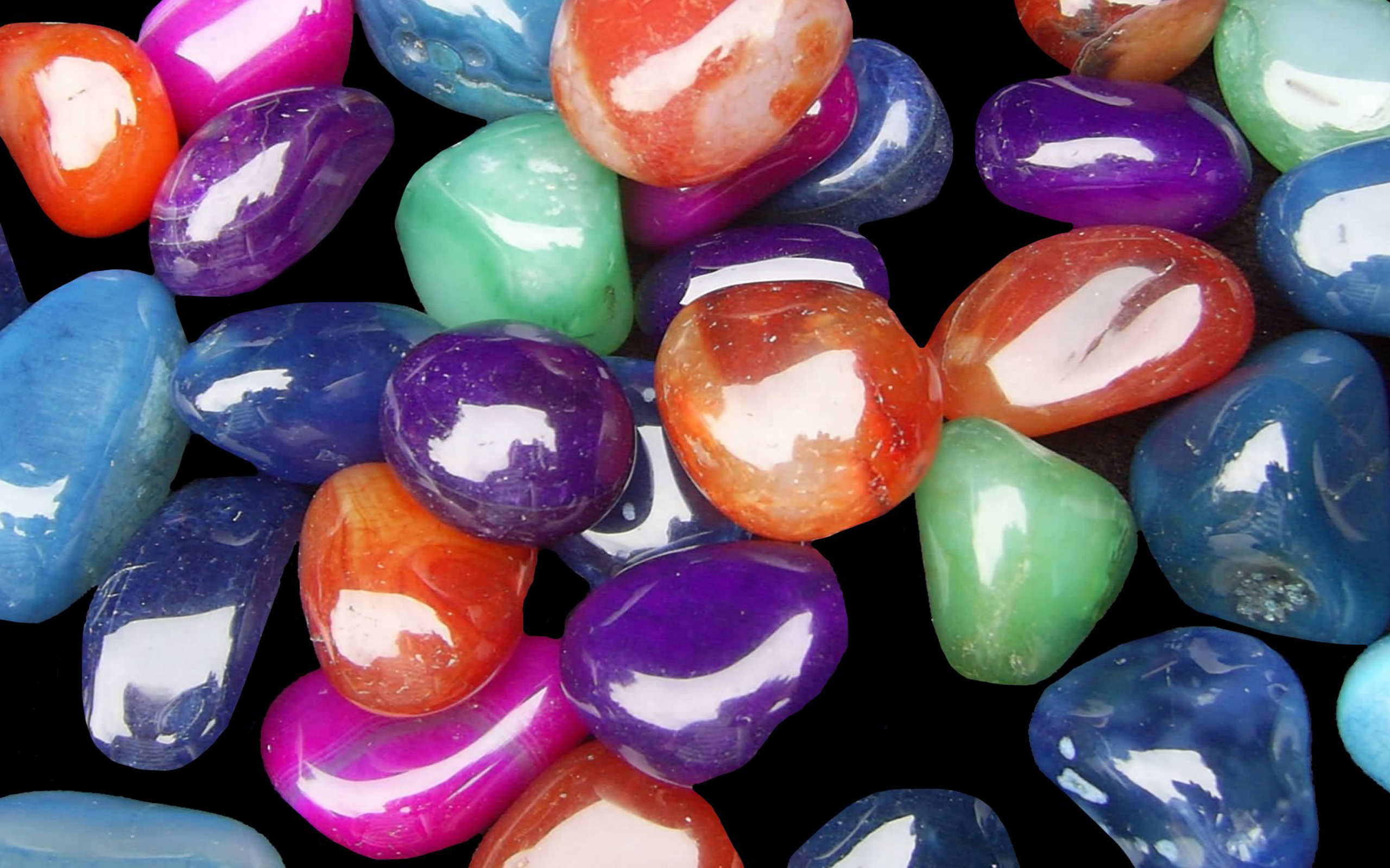 Agates Semi Precious Stones Of Different Colors, Are - Precious Stones Hd , HD Wallpaper & Backgrounds