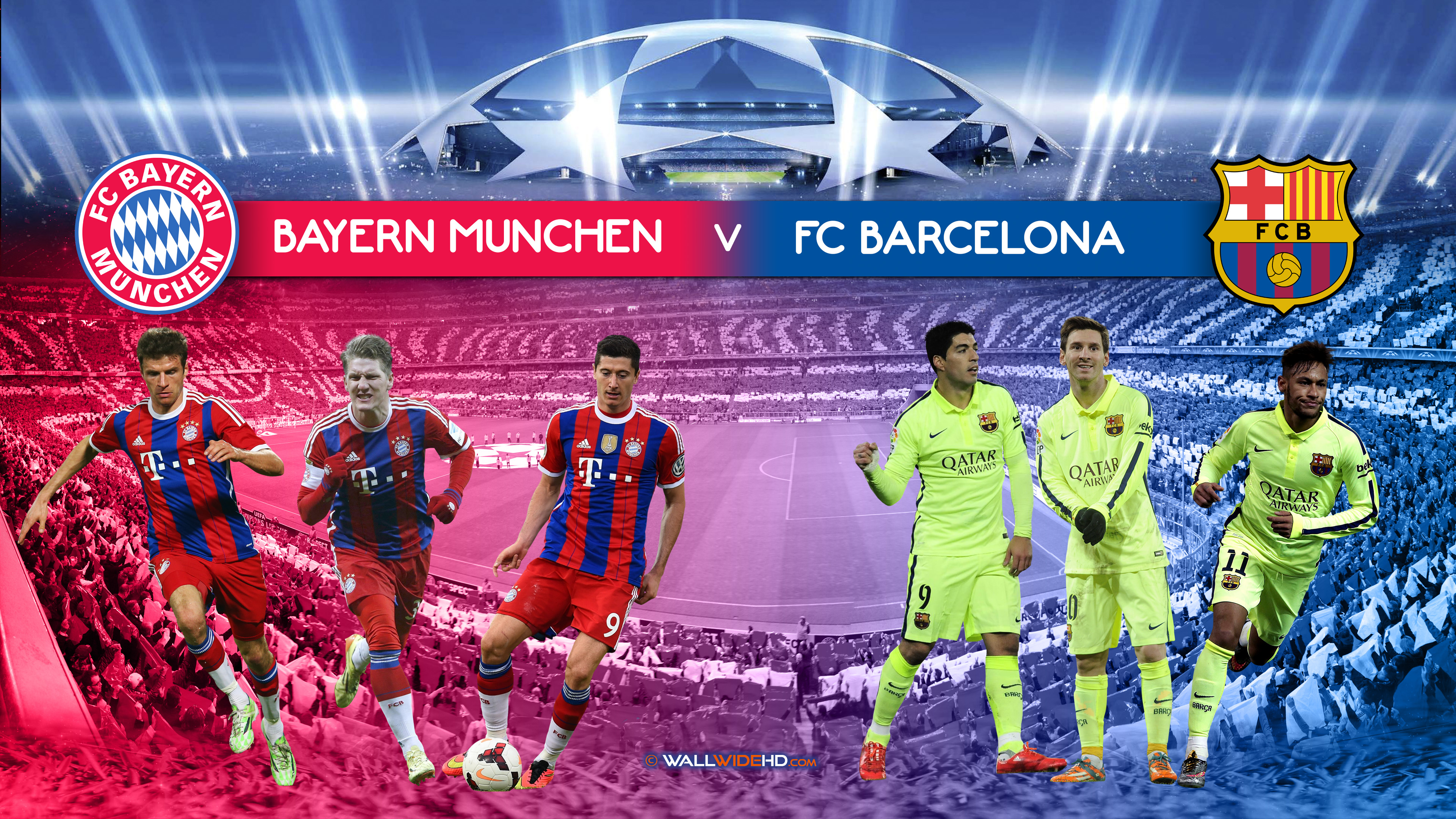 Fc Barcelona 2015 Uefa Champions League Semi Final - Allianz Arena , HD Wallpaper & Backgrounds