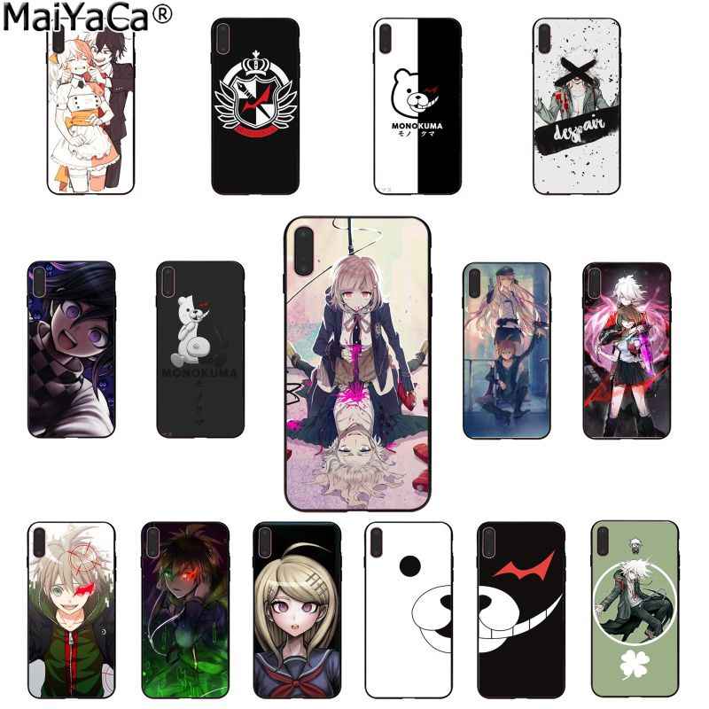 Maiyaca Danganronpa Monokuma Tpu Black Phone Case Cover - Iphone , HD Wallpaper & Backgrounds