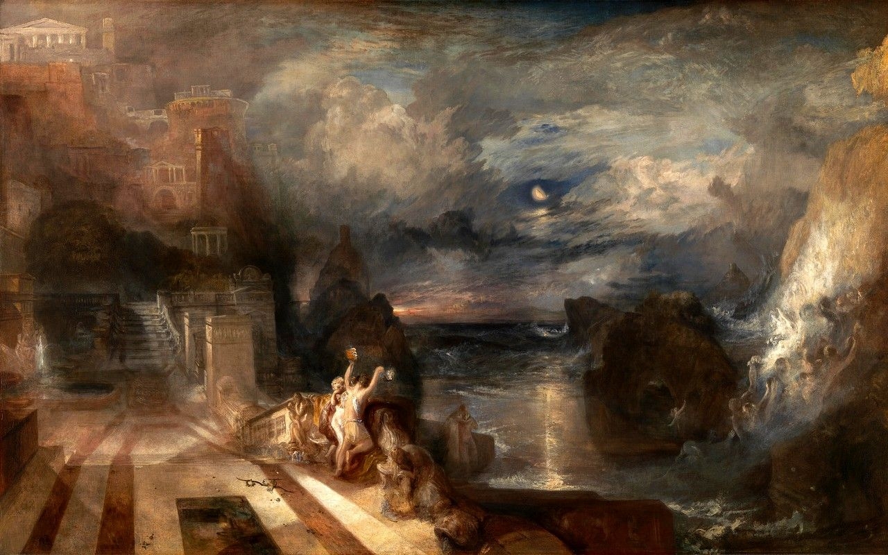 Turner The Parting Of Hero And Leander , HD Wallpaper & Backgrounds