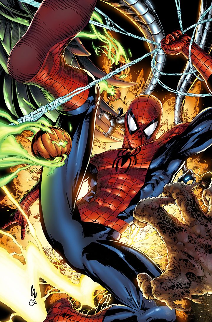 Spider-man Vs Sinister Six Part 2 By Spidey0318 - Spider Man Vs The Sinister 6 , HD Wallpaper & Backgrounds