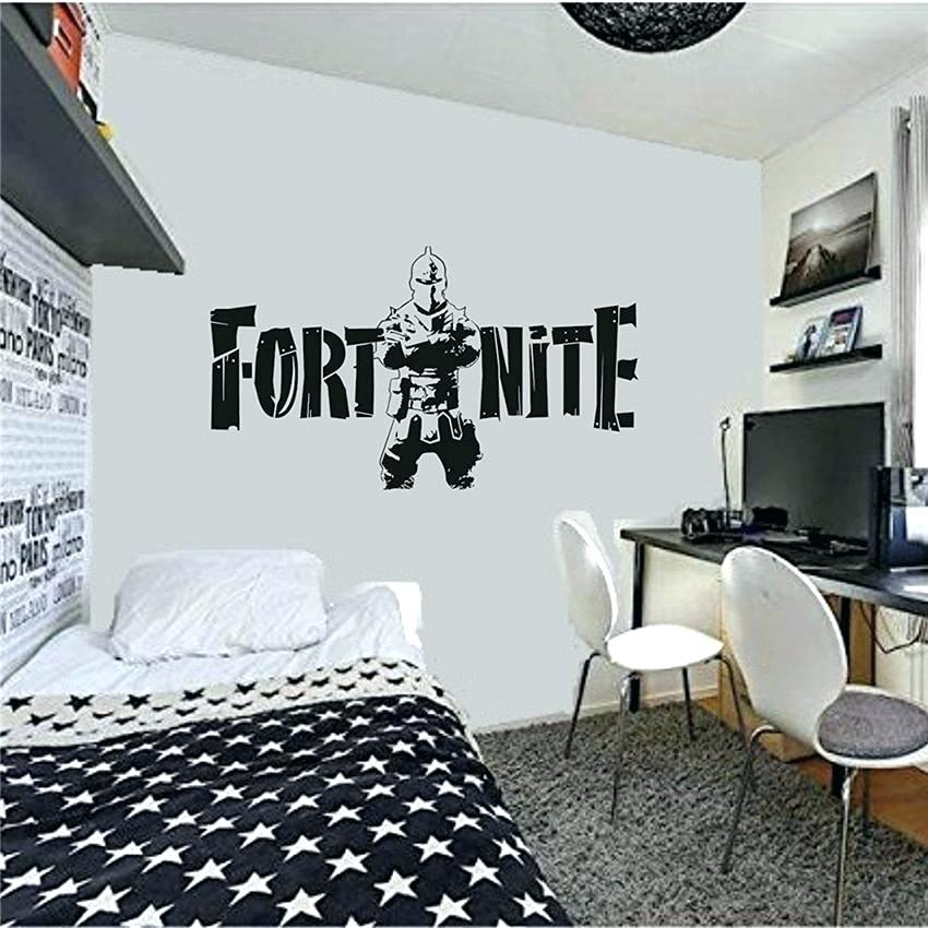 Graphic Wall Art Game Room Wall Art Wall Sticker Art - Fortnite Mural , HD Wallpaper & Backgrounds