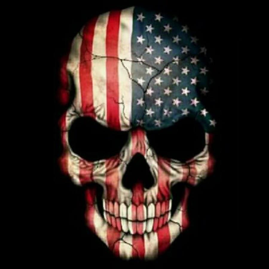 60 Best Free Skull Tattoo Wallpapers Wallpaperaccess - American Flag Skull Hd , HD Wallpaper & Backgrounds