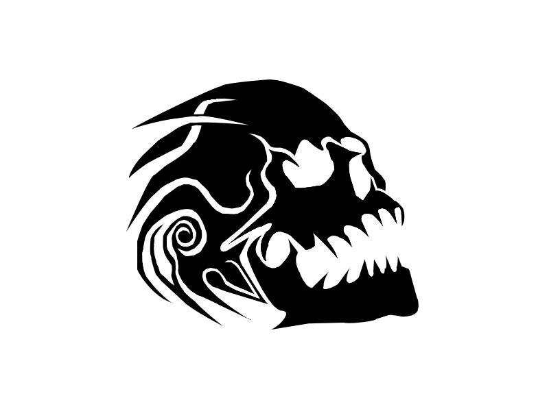 Skull - Skull Tattoos Hd , HD Wallpaper & Backgrounds