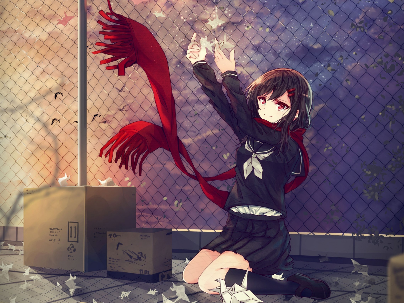 Wallpaper Play, Papers, Cute, Ayano Tateyama, Kagerou - Anime Girl Saying I M Sorry , HD Wallpaper & Backgrounds