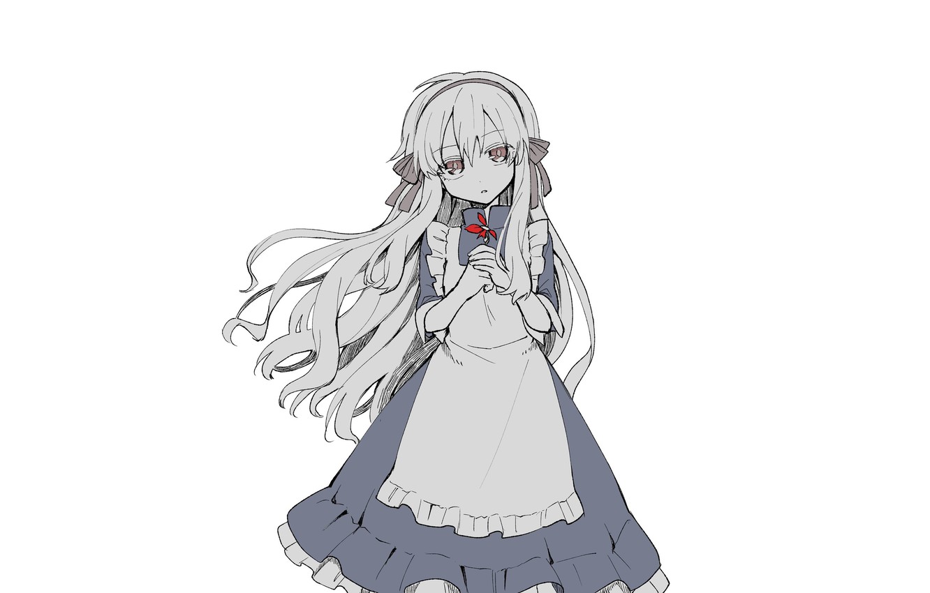 Photo Wallpaper White, Background, Girl, Kagerou Project - Kagerou Background , HD Wallpaper & Backgrounds