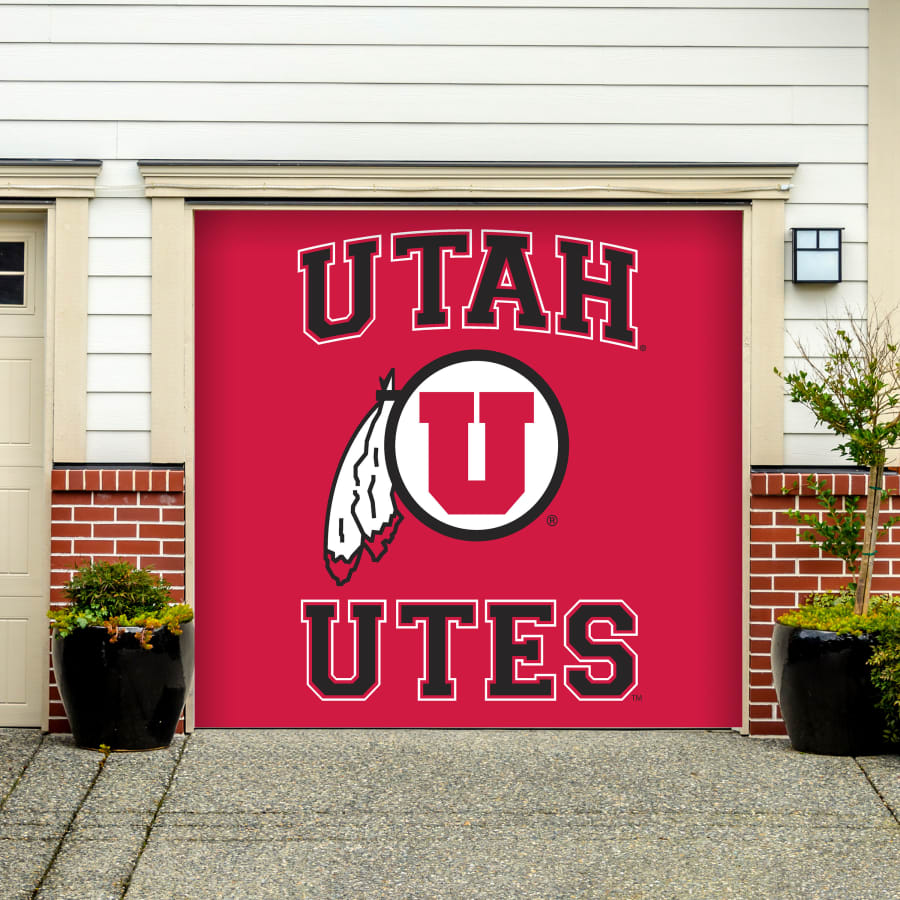 Garage Door Officially Licensed Vinyl Banner - University Of Utah , HD Wallpaper & Backgrounds