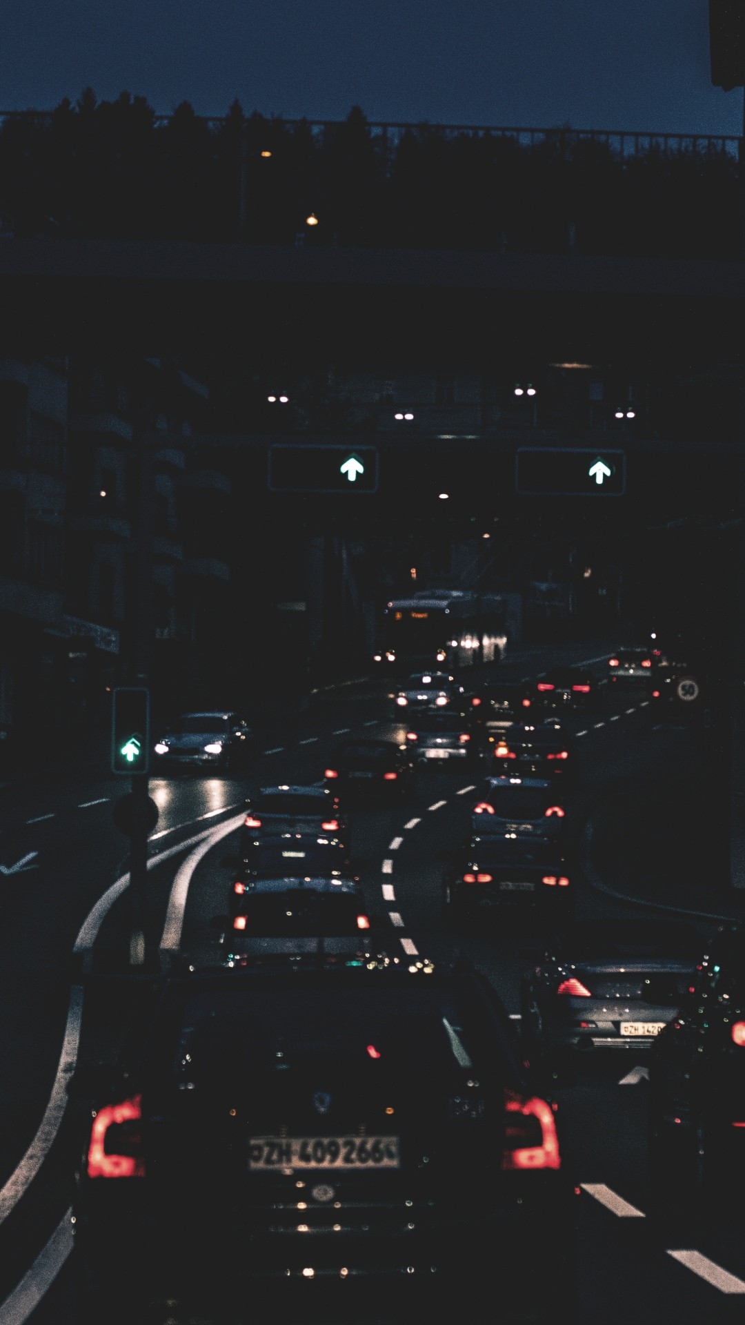 Preview Wallpaper Night City, City Lights, Cars, Traffic, - Iphone Wallpaper Street Lights , HD Wallpaper & Backgrounds