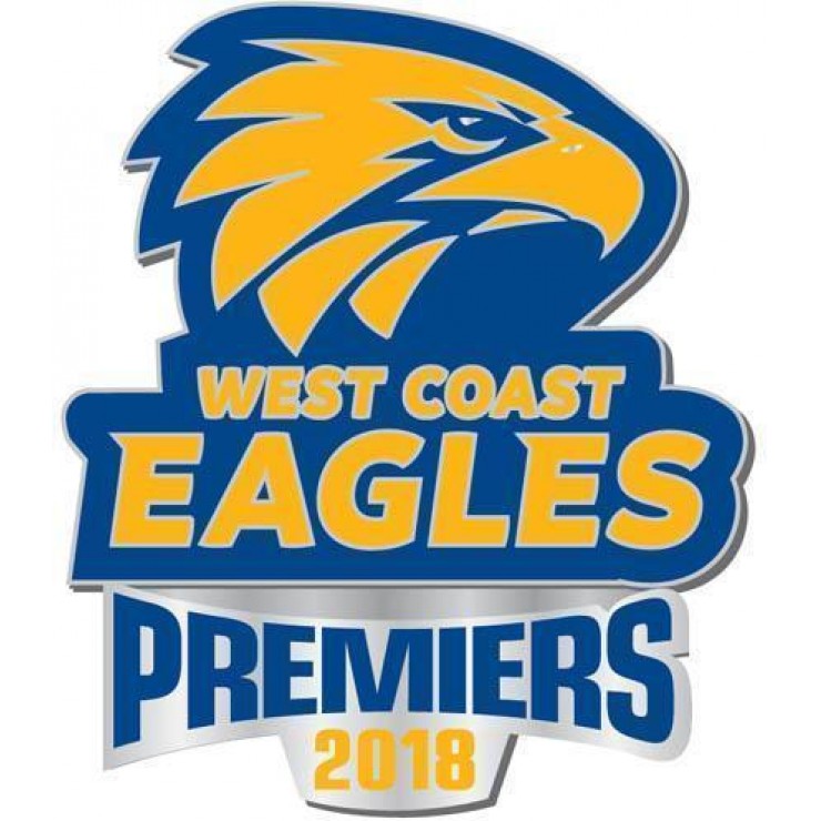West Coast Eagles 2018 Premiers Logo Pin - Look Voyages , HD Wallpaper & Backgrounds