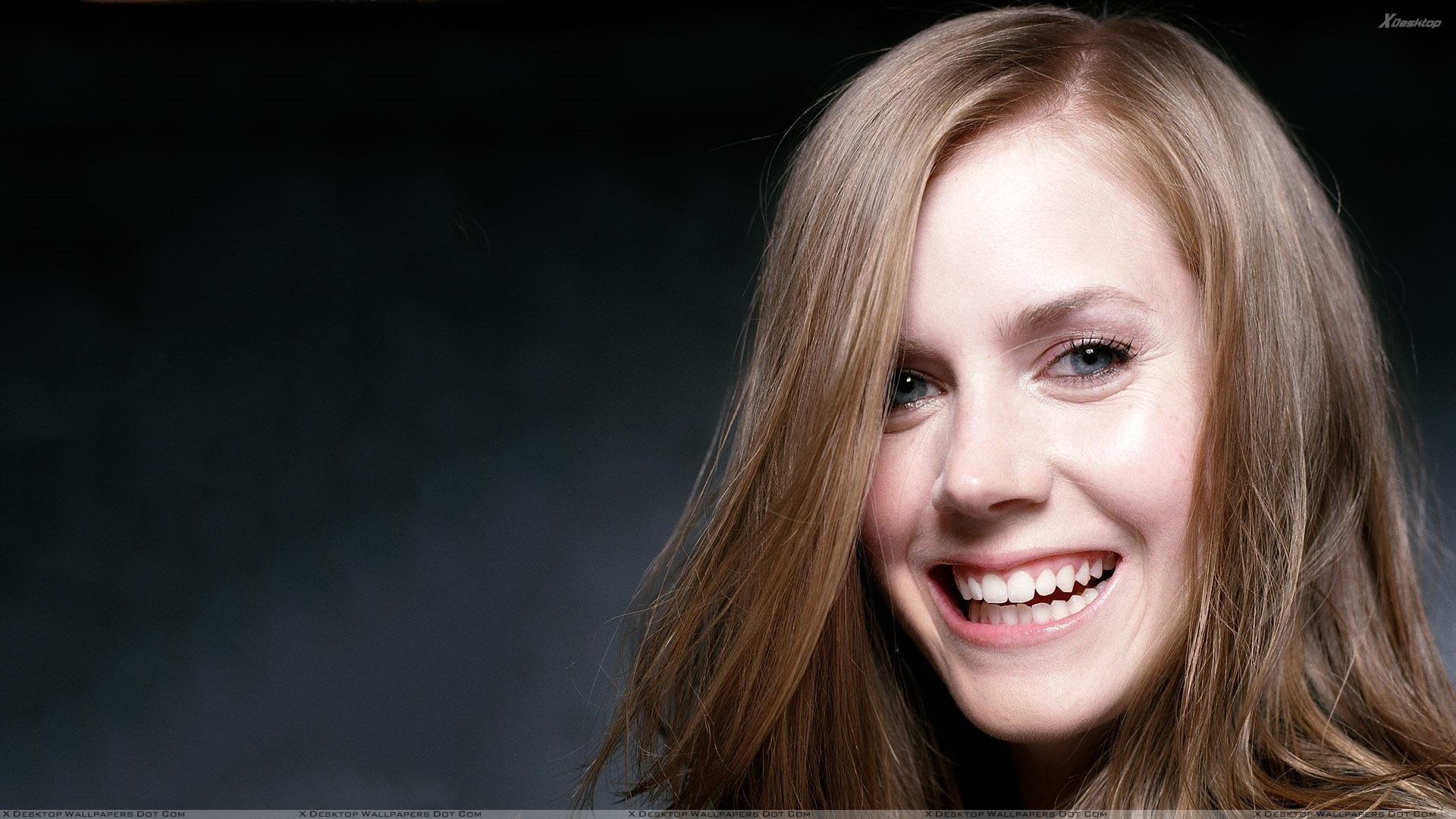 You Are Viewing Wallpaper Titled Cute Smile Of Amy - Amy Adams Close Up , HD Wallpaper & Backgrounds